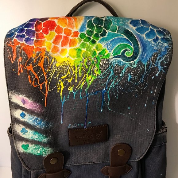 Painted Backpack Cool Art main image 5